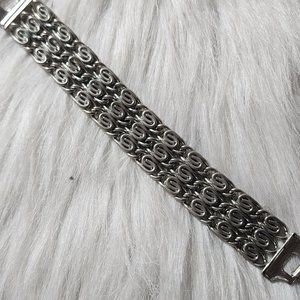 Stunning Vintage Stainless Steel Bracelet